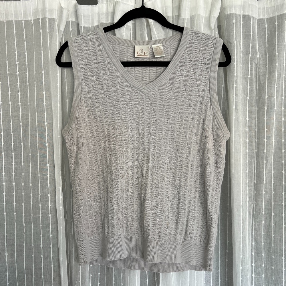 Light Grey Sweater Vest